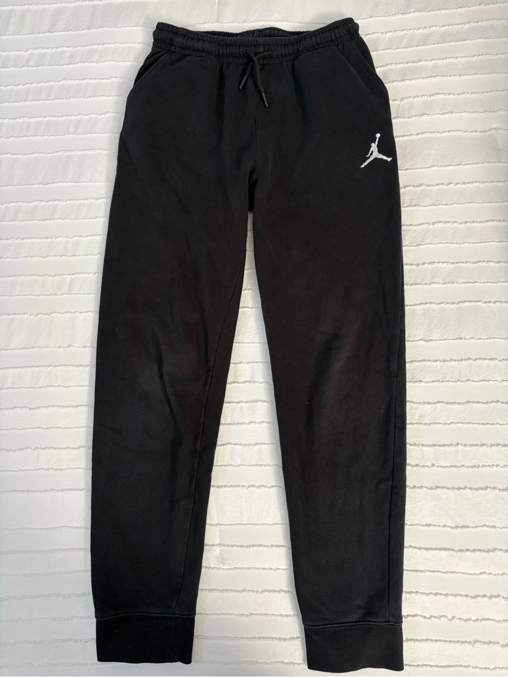 Nike Jordan Boys Black Jumpman Fleece Jogger Pants